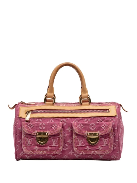 Женская сумка Louis Vuitton Neo Speedy 30, розовая