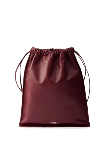 Женский клатч Prada Wish из кожи наппа, красный