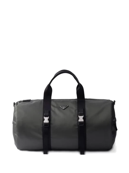 Спортивная сумка Prada Re-Nylon с треугольным логотипом blue