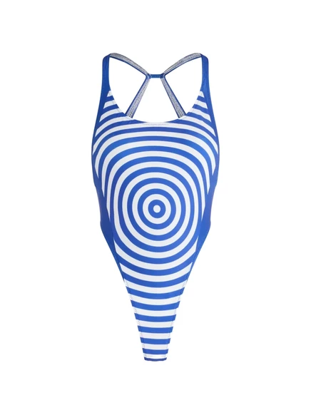 Женский купальник Jean Paul Gaultier The Blue Target, синий