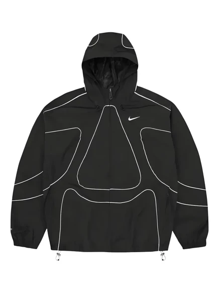 Мужская куртка CORTEIZ x Nike NRG на молнии с капюшоном, черная