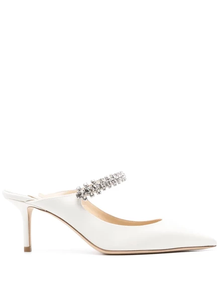 Женские мюли Jimmy Choo Bing 65 мм, белые