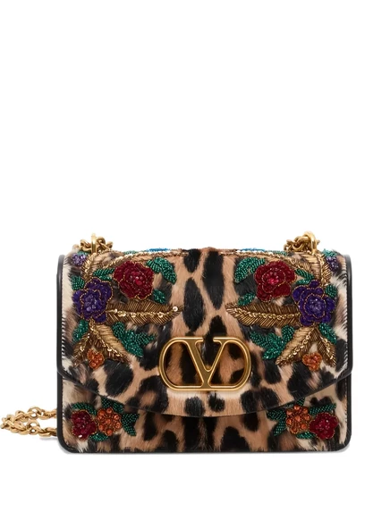 Женская сумка на плечо Valentino Garavani Vain, коричневая