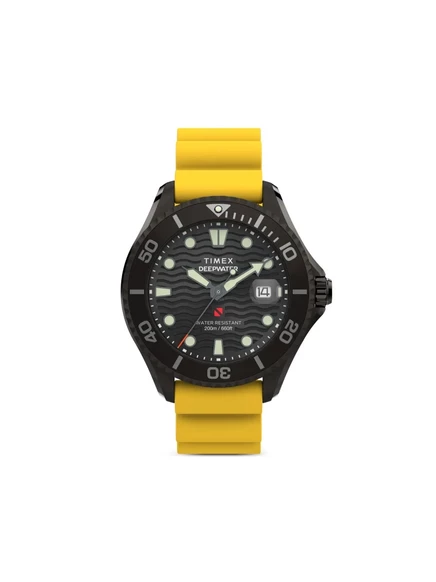 Мужские часы Timex Deepwater Meridian 200, 44 мм, черные
