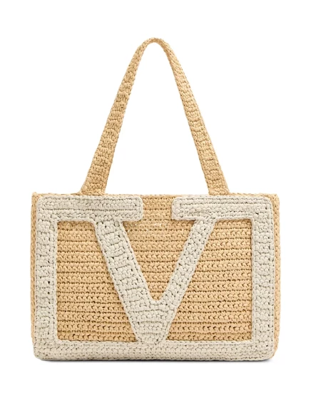 Женский шопер Valentino Garavani Viva Superstar, бежевый