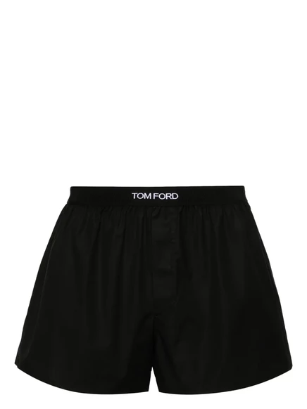 Мужские боксеры Tom Ford хлопок-стрейч, черные