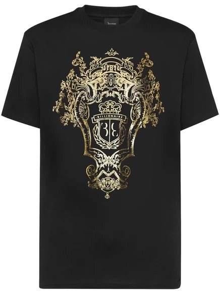 Футболка с логотипом Billionaire black