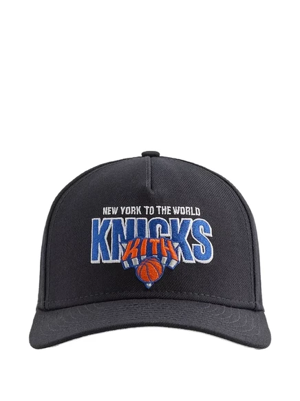 Мужская кепка KITH x New Era 9Forty, черная