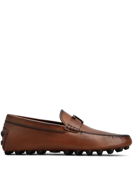 Мужские лоферы Tod's Gommino T Timeless кожаные, коричневые