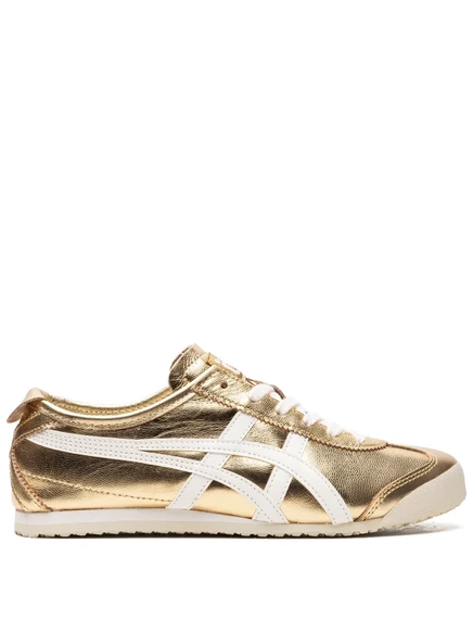 Унисекс кроссовки Onitsuka Tiger Mexico 66, золотисто-белые