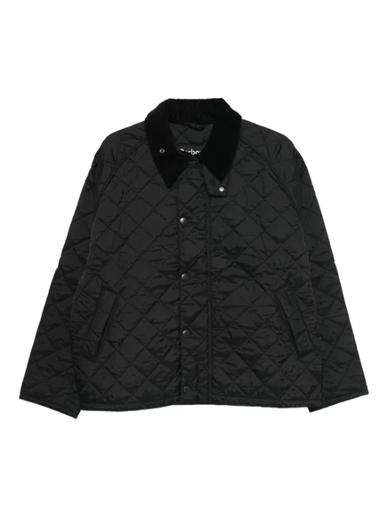 Мужская стеганая куртка Barbour, черная