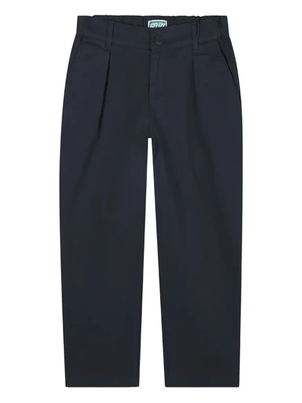 Брюки для мальчиков KENZO KIDS плиссированные, синие