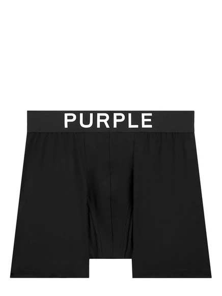 Мужские боксер-брифы Purple Brand с логотипом, черные