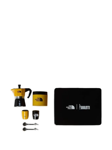 Гейзерная кофеварка Bialetti Moka Express стальная, желтая