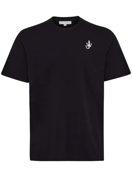 Футболка с вышитым якорем JW Anderson black