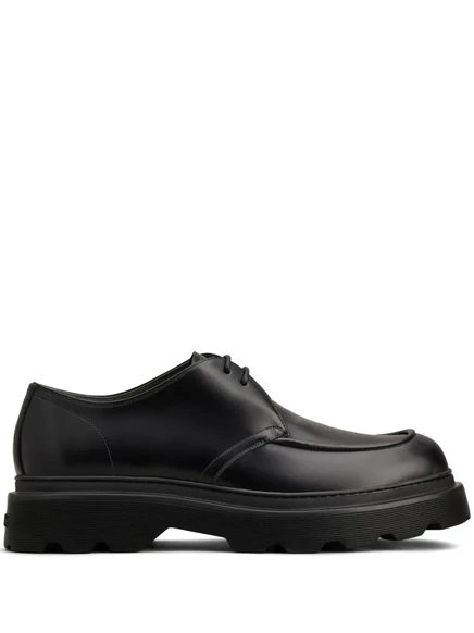 Мужские дерби Tod's из телячьей кожи, черные