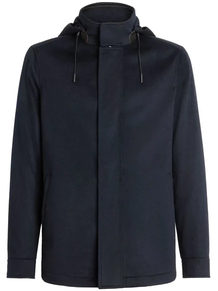 Мужская куртка Zegna Cima Oasi кашемировая, синяя
