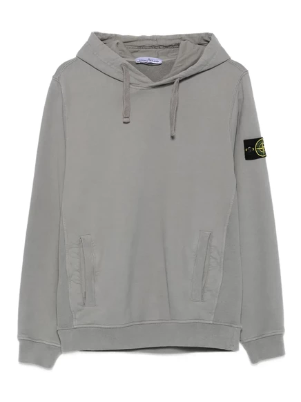 Хлопчатобумажная толстовка с прорезными карманами Stone Island grey