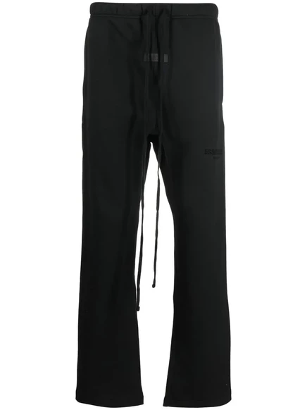 Мужские спортивные брюки Fear Of God Essentials с логотипом, черные