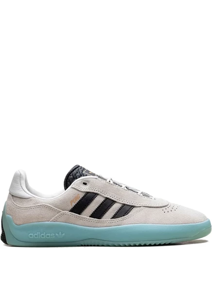 Мужские замшевые кроссовки Adidas Puig, кремовые