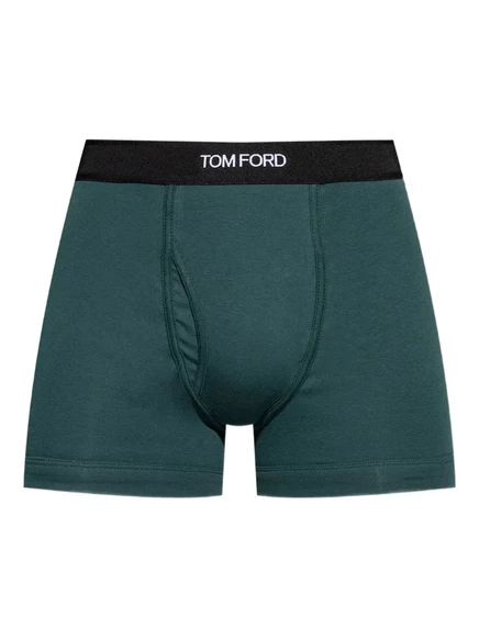 Мужские боксеры Tom Ford с брендированным поясом, зеленые