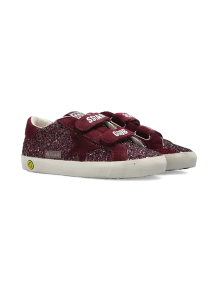 Кроссовки для мальчиков Golden Goose Kids Old School красные