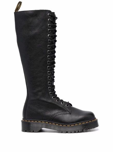 Кожаные ботинки Dr. Martens 1B60 на шнуровке black