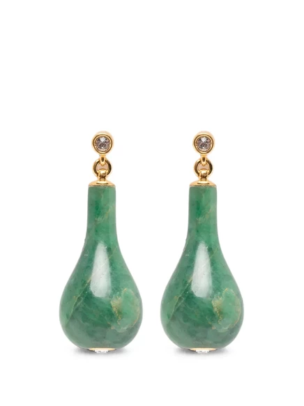 Серьги TOTEME Jade каплевидные, золотистые