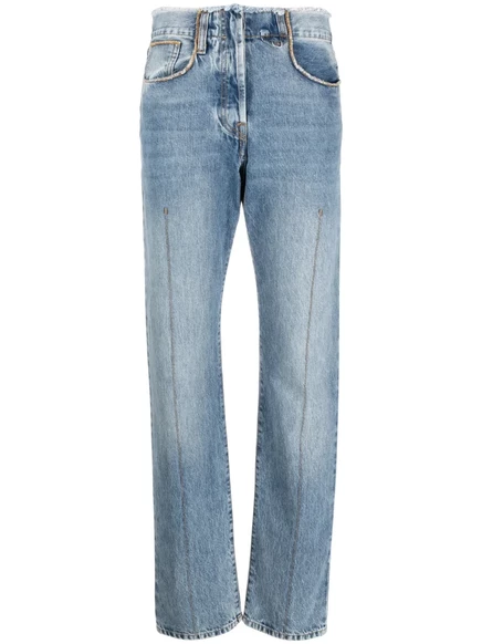 Джинсы с прямыми штанинами от Jacquemus Le de Nimes Linon blue