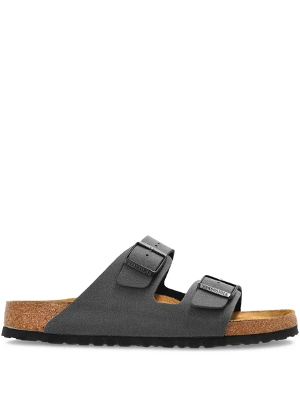 Мужские сандалии Birkenstock Arizona на двух пряжках, серые