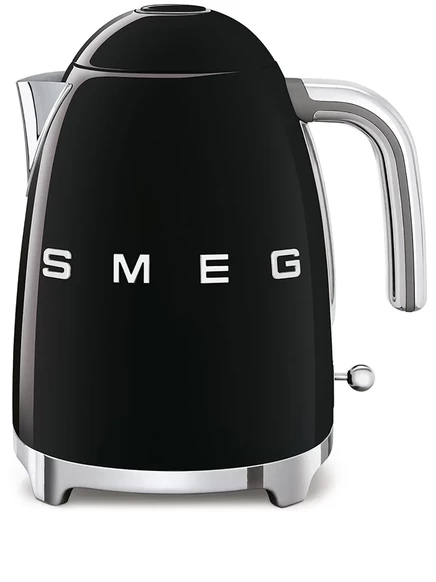 Электрический чайник Smeg из нержавеющей стали, черный