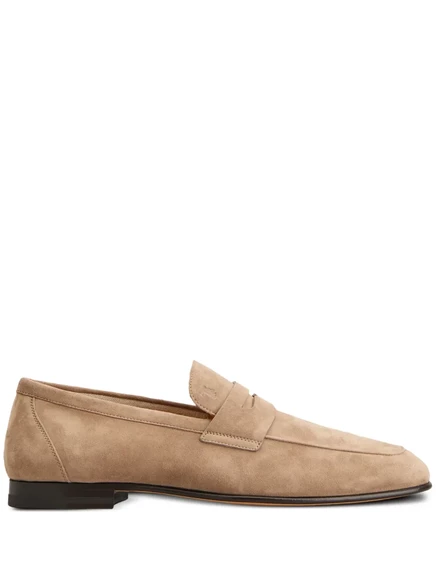 Мужские лоферы Tod's из кожи, бежевые