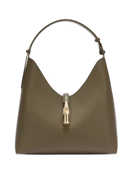 Женская сумка Furla Goccia, средняя, зеленая