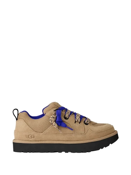 Мужские кроссовки UGG с тисненым логотипом, песочные