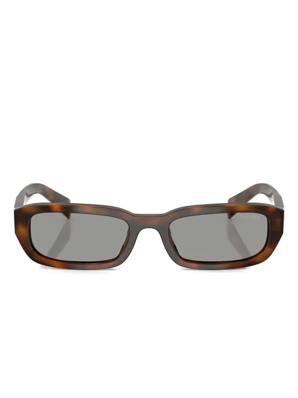 Солнцезащитные очки в прямоугольной оправе Prada Eyewear brown