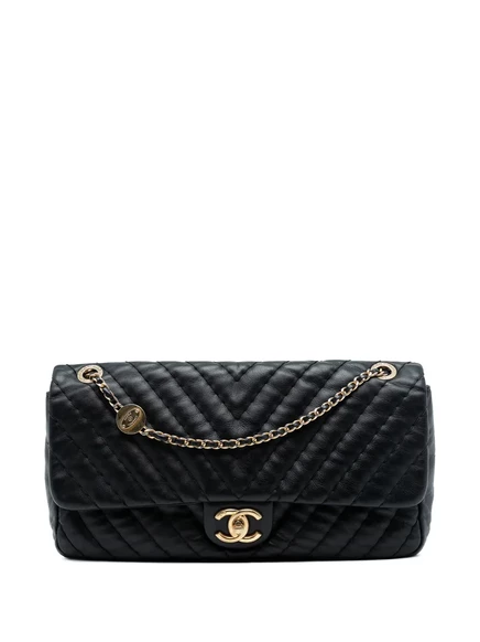 Женская сумка Chanel Jumbo Chevron, черная