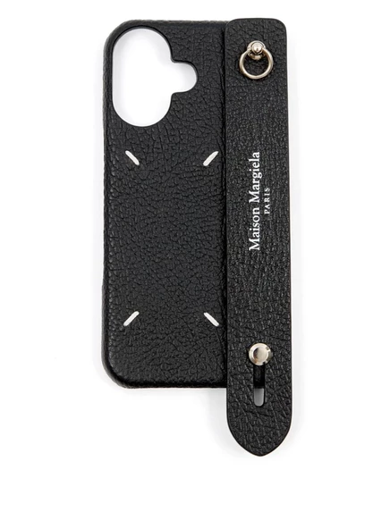 Чехол Maison Margiela Four Stitches для iPhone 16, черный