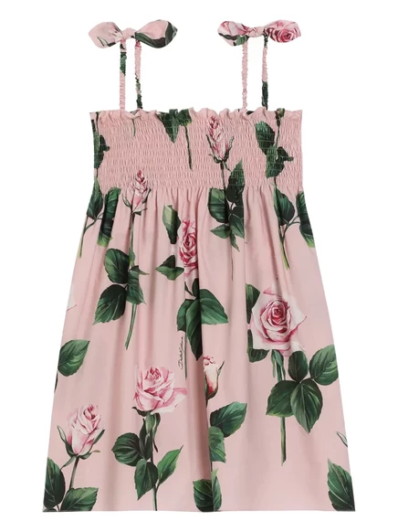 Платье для девочек Dolce & Gabbana Kids, розовое