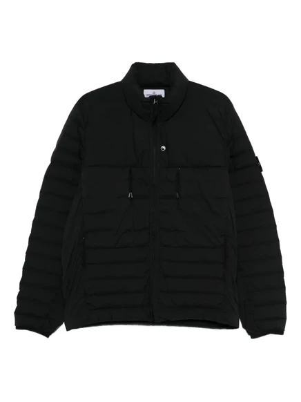 Мужская пуховая куртка Stone Island, черная