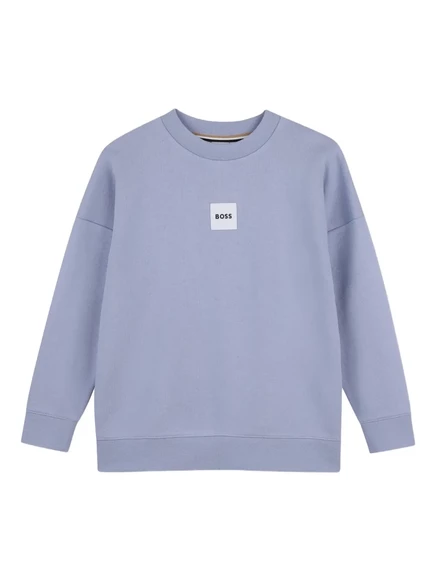 Толстовка с квадратным логотипом BOSS Kidswear