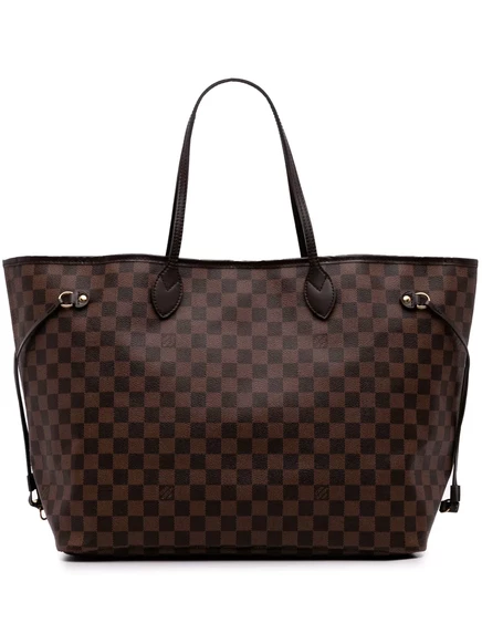 Сумка-тоут Damier Ebene Neverfull GM 2014, бывшая в употреблении у Louis Vuitton brown