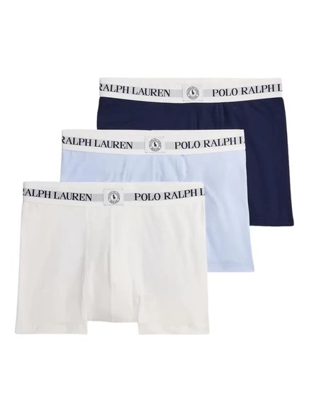 Мужские боксеры Polo Ralph Lauren 3 шт., белые