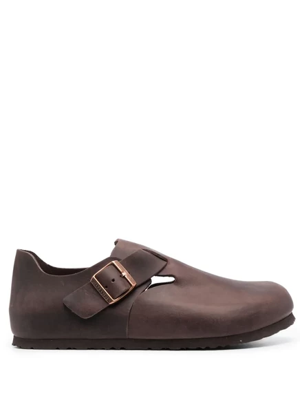 Мужские лоферы Birkenstock London из кожи, коричневые