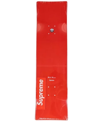 Скейтборд Supreme Uncut Box Logo, красно-белый