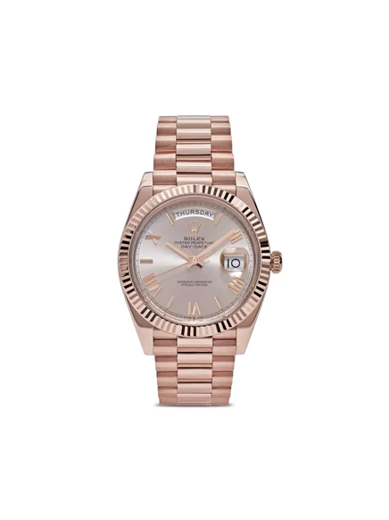 Часы Rolex Day‑Date 40 мм 18K розовое золото, розовый