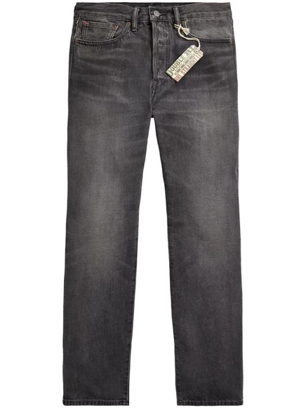 Мужские джинсы Ralph Lauren RRL высокие зауженные, серые