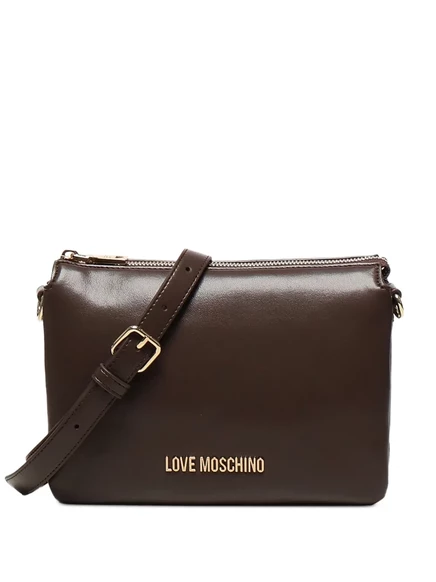 Сумка через плечо на молнии с логотипом Love Moschino