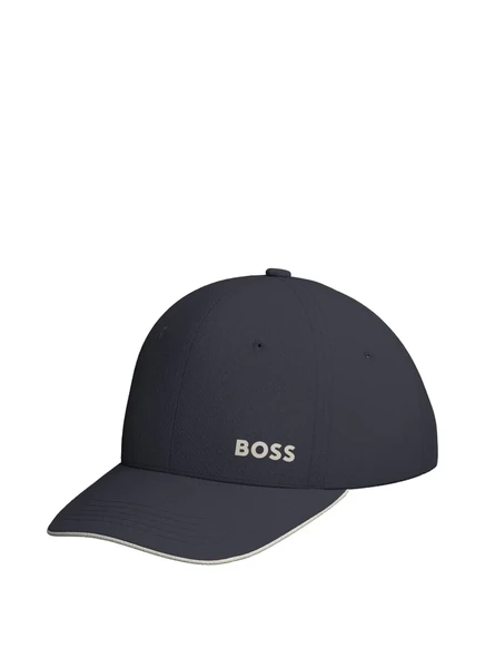 Мужская кепка Boss с логотипом, темно-синяя