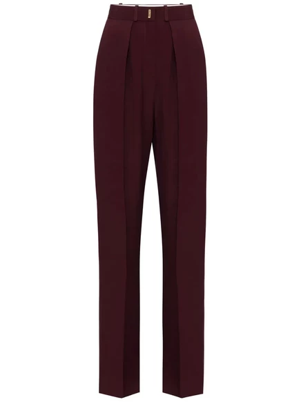 Женские брюки Elisabetta Franchi с лампасами, красные