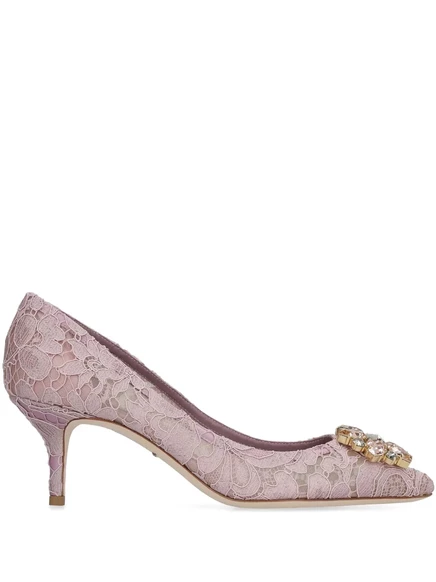 Брошь-лодочки из радужного кружева Dolce & Gabbana 60 мм-деталь лодочки-лодочки pink